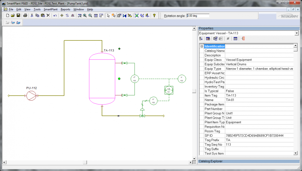 SPPID Pump Tank Controller